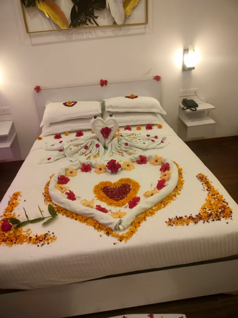 Placid Garden Resort Flower bed decoration .webp